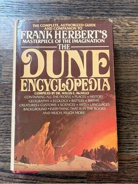 The Dune Encyclopedia Original Book Club Edition Vintage Rare 1984